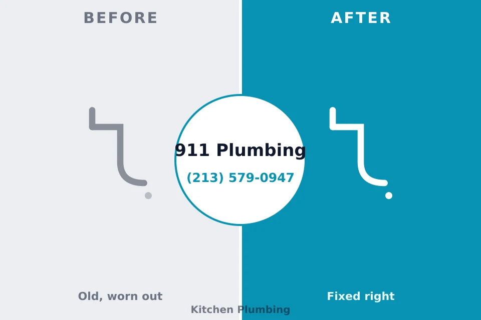 Before and after: plumbing company Kirby, TX